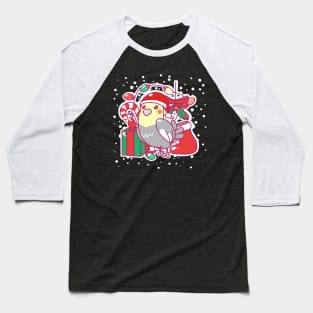 Christmas Cockatiel Baseball T-Shirt